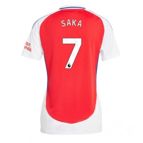 Arsenal Bukayo Saka #7 Domaci Dres za Ženska 2024-25 Kratak Rukavima